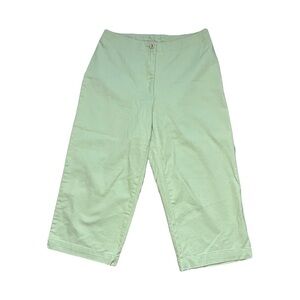 Pale green Liz Claiborne capri pants